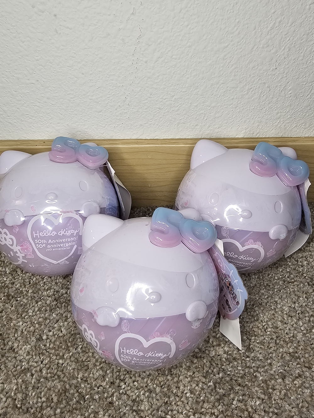 Hello Kitty Pink and Lavender Collectible Tag